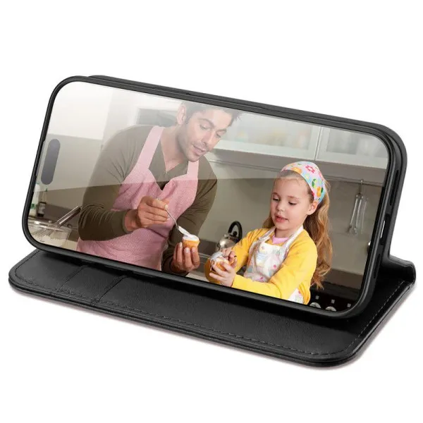 Чохол-книжка Dux Ducis Hivo для Apple iPhone 17 Pro (6.3") — Чорний — фото 5 Чохол-книжка Dux Ducis Hivo для Apple iPhone 17 Pro (6.3") — Чорний — фото 5