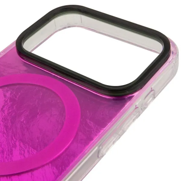 Чохол TPU Shiny Mountain Magnetic Fit для Apple iPhone 17 Pro (6.3") — Рожевий — фото 4 Чохол TPU Shiny Mountain Magnetic Fit для Apple iPhone 17 Pro (6.3") — Рожевий — фото 4