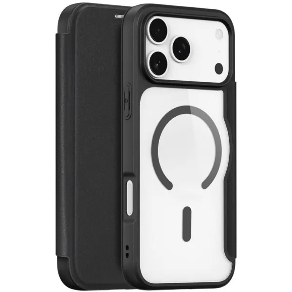 Чохол-книжка Dux Ducis Skin X Pro with MagSafe для Apple iPhone 17 Pro (6.3") — Чорний — фото 2 Чохол-книжка Dux Ducis Skin X Pro with MagSafe для Apple iPhone 17 Pro (6.3") — Чорний — фото 2