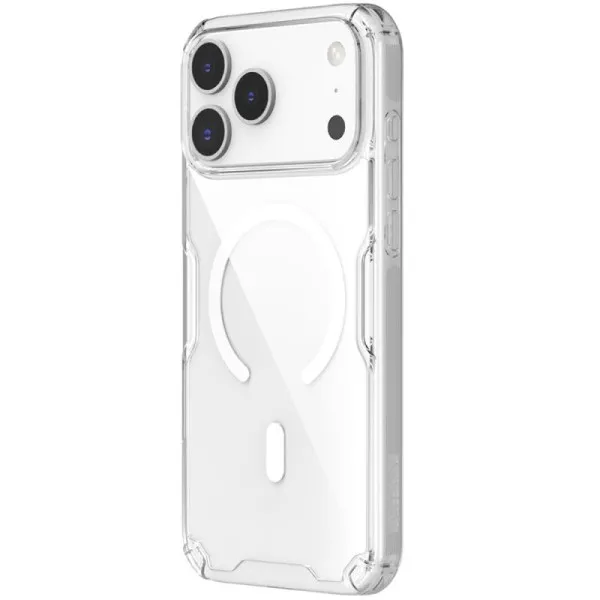 TPU чохол Nillkin Nature Pro Magnetic для Apple iPhone 17 Pro (6.3") — Прозорий — фото 3