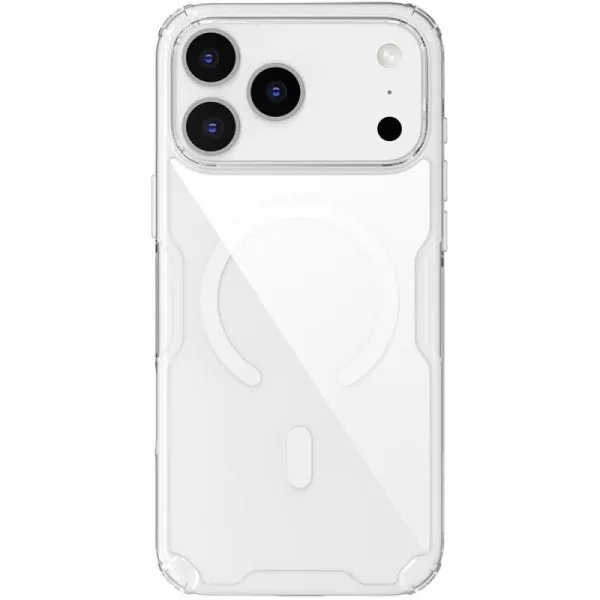 TPU чохол Nillkin Nature Pro Magnetic для Apple iPhone 17 Pro (6.3") — Прозорий — фото 4