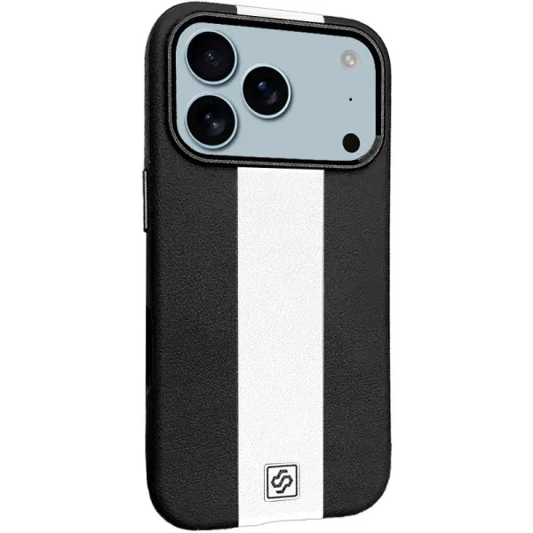 Шкіряний чохол Rally with MagSafe для Apple iPhone 17 Pro (6.3") — Чорний — фото 1 Шкіряний чохол Rally with MagSafe для Apple iPhone 17 Pro (6.3") — Чорний — фото 1