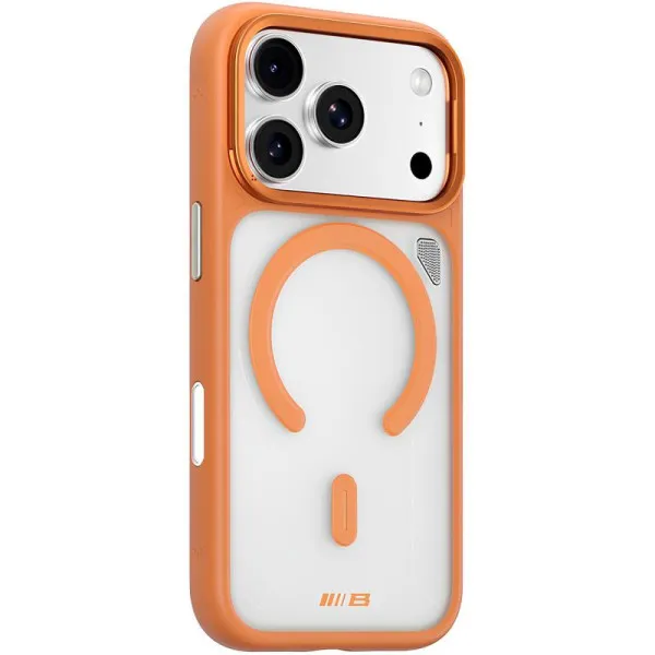 TPU+PC чохол Blueo Frosted Heat Dissip. with MagSafe для Apple iPhone 17 Pro / 18 Pro (6.3") — Помаранчевий — фото 1 TPU+PC чохол Blueo Frosted Heat Dissip. with MagSafe для Apple iPhone 17 Pro / 18 Pro (6.3") — Помаранчевий — фото 1