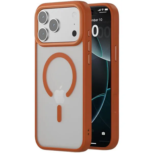 Чохол Ummi Colorful with Magnetic Fit для Apple iPhone 17 Pro / 18 Pro (6.3") — Помаранчевий — фото 2
