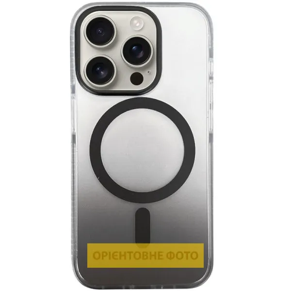 Чохол TPU+PC Phantom with Magnetic Fit для Apple iPhone 17 Pro (6.3") — Сірий Чохол TPU+PC Phantom with Magnetic Fit для Apple iPhone 17 Pro (6.3") — Сірий