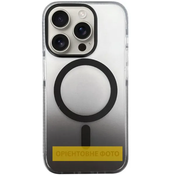 Чохол TPU+PC Phantom with Magnetic Fit для Apple iPhone 17 Pro (6.3") — Чорний — фото 1 Чохол TPU+PC Phantom with Magnetic Fit для Apple iPhone 17 Pro (6.3") — Чорний — фото 1