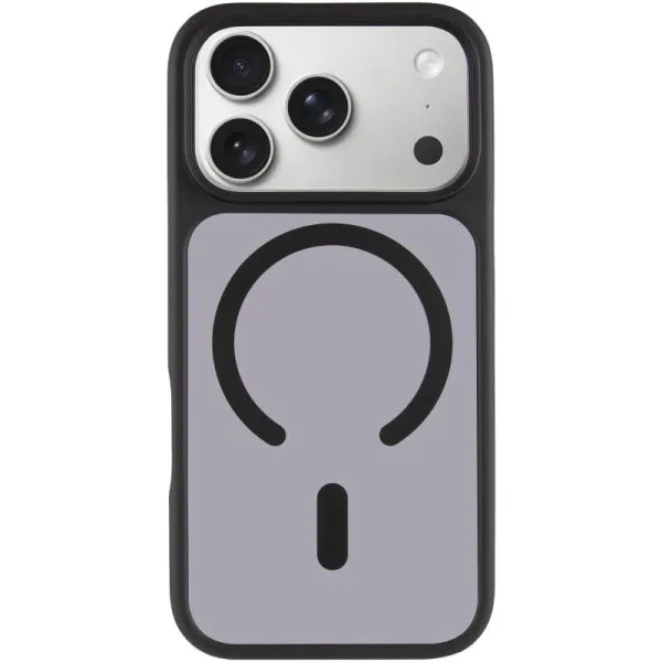 TPU+PC чохол Metal Buttons with Magnetic Fit для Apple iPhone 17 Pro (6.3") — Чорний — фото 2 TPU+PC чохол Metal Buttons with Magnetic Fit для Apple iPhone 17 Pro (6.3") — Чорний — фото 2