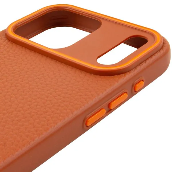 Чохол Syndee with Magnetic Fit для Apple iPhone 17 Pro (6.3") — Гірчичний — фото 4 Чохол Syndee with Magnetic Fit для Apple iPhone 17 Pro (6.3") — Гірчичний — фото 4