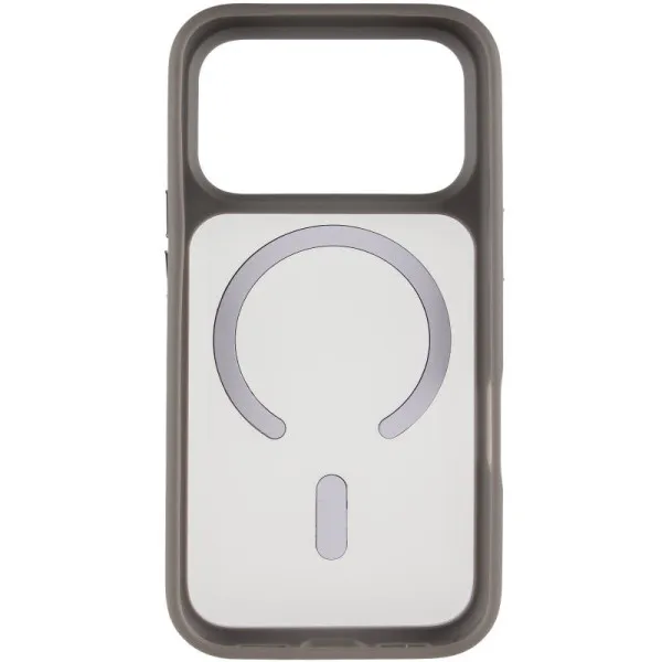 TPU+PC чохол Metal Buttons with Magnetic Fit для Apple iPhone 17 Pro (6.3") — Сірий — фото 3 TPU+PC чохол Metal Buttons with Magnetic Fit для Apple iPhone 17 Pro (6.3") — Сірий — фото 3
