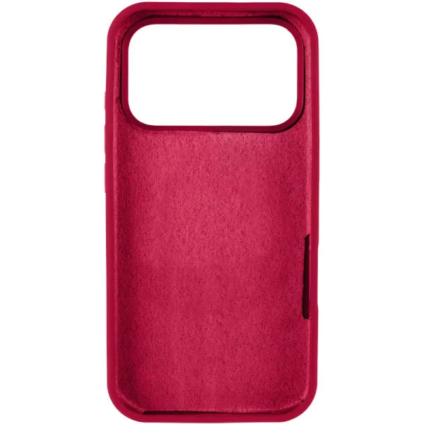 Чохол Silk Full Protective (AA) NO LOGO для Apple iPhone 17 Pro (6.3") — Бордовий — фото 2