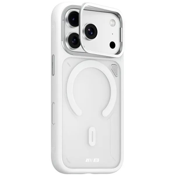 TPU+PC чохол Blueo Frosted Heat Dissip. with MagSafe для Apple iPhone 17 Pro / 18 Pro (6.3") — Білий — фото 1 TPU+PC чохол Blueo Frosted Heat Dissip. with MagSafe для Apple iPhone 17 Pro / 18 Pro (6.3") — Білий — фото 1