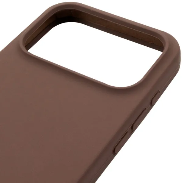 Чохол Silk Full Protective (AA) NO LOGO для Apple iPhone 17 Pro (6.3") — Коричневий — фото 4 Чохол Silk Full Protective (AA) NO LOGO для Apple iPhone 17 Pro (6.3") — Коричневий — фото 4