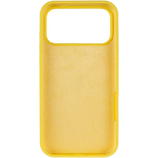 Чохол Silk Full Protective (AA) NO LOGO для Apple iPhone 17 Pro (6.3") — Жовтий — фото 3 Чохол Silk Full Protective (AA) NO LOGO для Apple iPhone 17 Pro (6.3") — Жовтий — фото 3