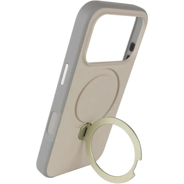 Чохол Ummi Colorful with Magnetic Fit HQ Ring для Apple iPhone 17 Pro / 18 Pro (6.3") — Сірий — фото 4
