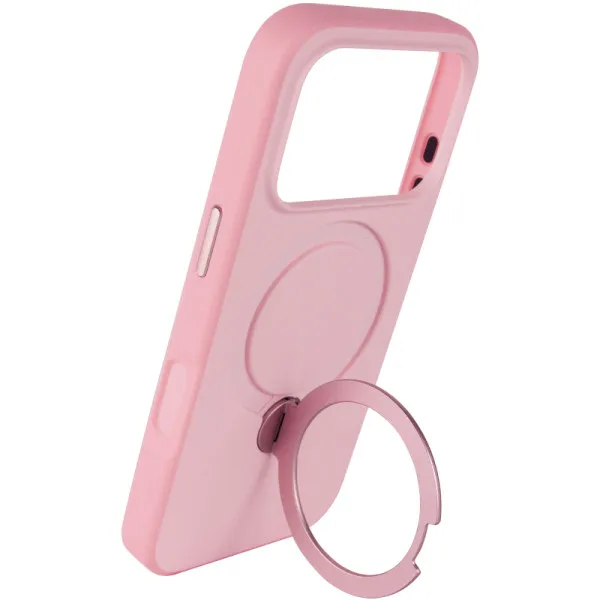 Чохол Ummi Colorful with Magnetic Fit HQ Ring для Apple iPhone 17 Pro / 18 Pro (6.3") — Рожевий — фото 4