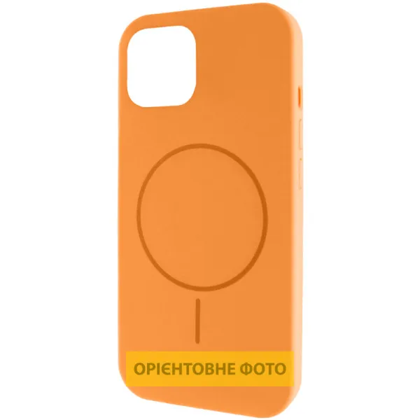 Чехол Silk Full Protective (AA) NO LOGO with Magnetic Fit для Apple iPhone 17 Pro (6.3") — Оранжевый