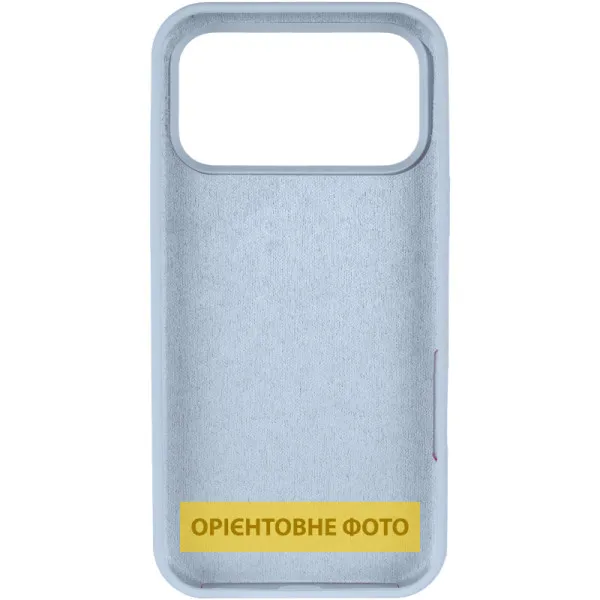 Чехол Silk Full Protective (AA) NO LOGO with Magnetic Fit для Apple iPhone 17 Pro (6.3") — Голубой — фото 2