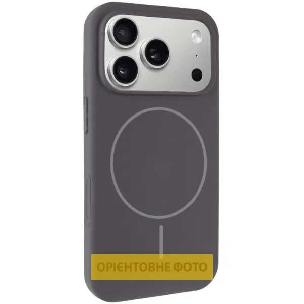 Чехол Silk Full Protective (AA) NO LOGO with Magnetic Fit для Apple iPhone 17 Pro (6.3") — Серый — фото 1 Чехол Silk Full Protective (AA) NO LOGO with Magnetic Fit для Apple iPhone 17 Pro (6.3") — Серый — фото 1