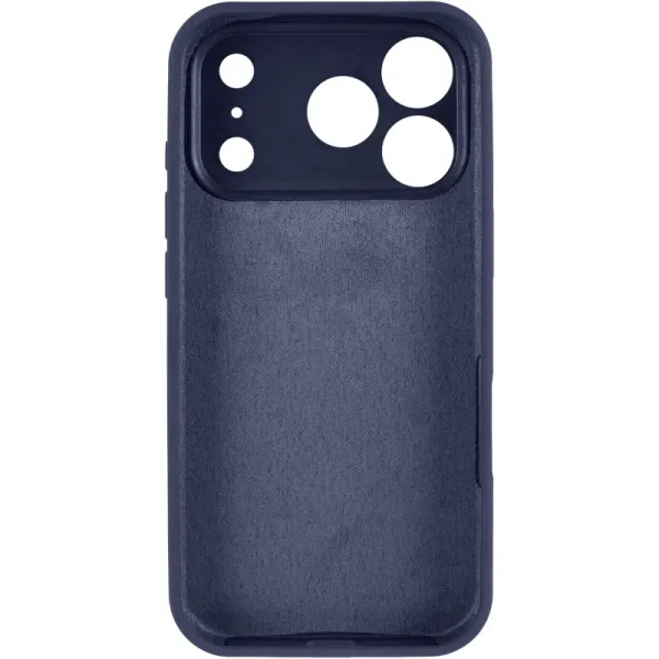 Чохол Silk Full Camera Protective (AA) NO LOGO для Apple iPhone 17 Pro (6.3") — Темно-синій — фото 3