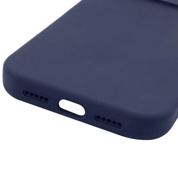 Чохол Silk Full Camera Protective (AA) NO LOGO для Apple iPhone 17 Pro (6.3") — Темно-синій — фото 5