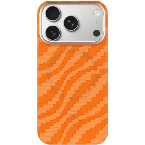 Чохол TPU+PC KVZV Kayla Ultra-thin with Magnetic Fit для Apple iPhone 17 Pro / 18 Pro (6.3") — Помаранчевий — фото 2 Чохол TPU+PC KVZV Kayla Ultra-thin with Magnetic Fit для Apple iPhone 17 Pro / 18 Pro (6.3") — Помаранчевий — фото 2