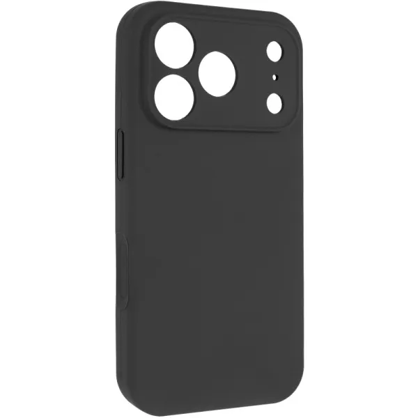 Чехол Silk Full Camera Protective (AA) NO LOGO для Apple iPhone 17 Pro (6.3") — Черный — фото 1 Чехол Silk Full Camera Protective (AA) NO LOGO для Apple iPhone 17 Pro (6.3") — Черный — фото 1