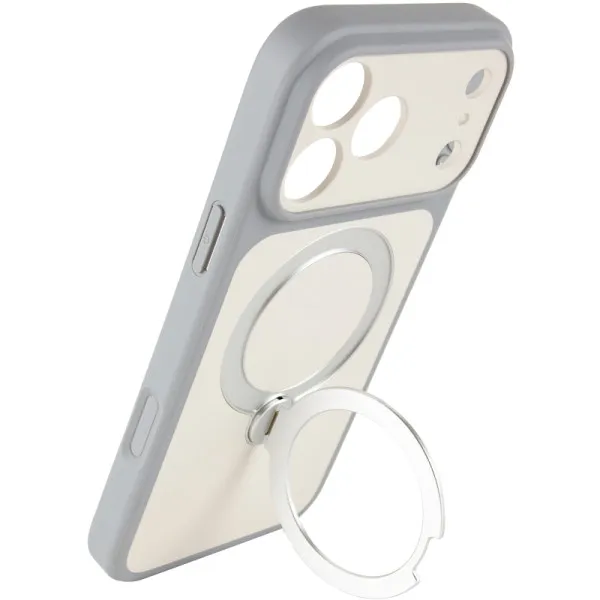 Чехол Ummi Full Camera with Magnetic Fit HQ Ring для Apple iPhone 18 Pro / 17 Pro (6.3") — Серый — фото 5 Чехол Ummi Full Camera with Magnetic Fit HQ Ring для Apple iPhone 18 Pro / 17 Pro (6.3") — Серый — фото 5