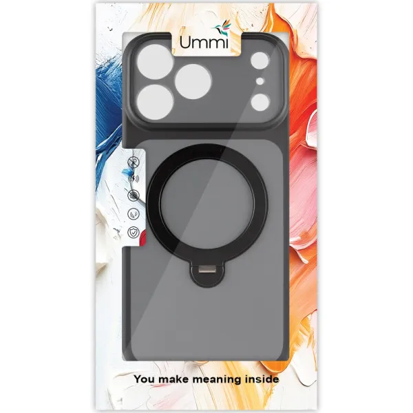 Чехол Ummi Full Camera with Magnetic Fit HQ Ring для Apple iPhone 18 Pro / 17 Pro (6.3") — Черный — фото 2 Чехол Ummi Full Camera with Magnetic Fit HQ Ring для Apple iPhone 18 Pro / 17 Pro (6.3") — Черный — фото 2