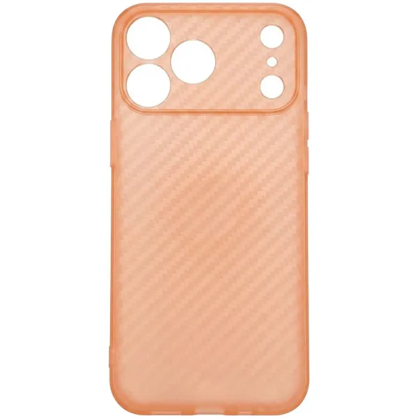 Чехол Getman Carbon Ultra Slim для Apple iPhone 17 Pro / 18 Pro (6.3") — Оранжевый — фото 2 Чехол Getman Carbon Ultra Slim для Apple iPhone 17 Pro / 18 Pro (6.3") — Оранжевый — фото 2