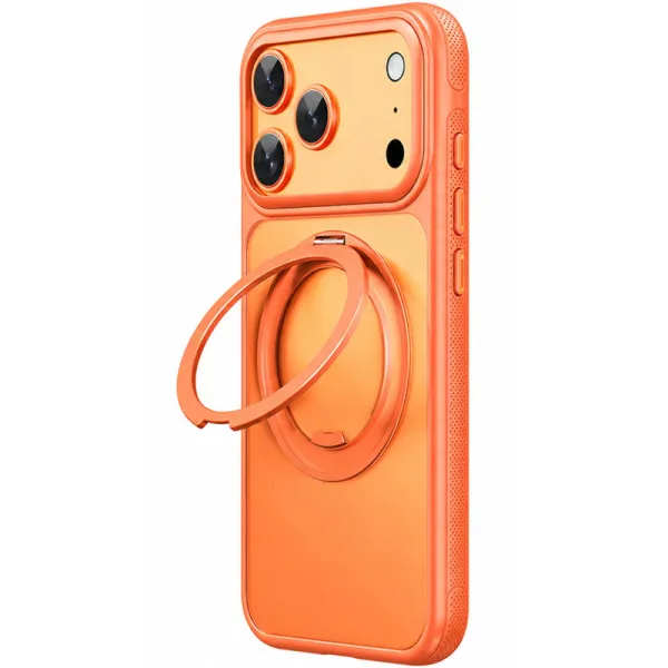 Чехол Ummi Stylish with MagSafe Ring для Apple iPhone 17 Pro / 18 Pro (6.3") — Оранжевый — фото 1