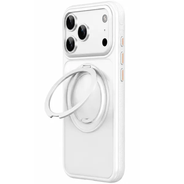 Чехол Ummi Stylish with MagSafe Ring для Apple iPhone 17 Pro / 18 Pro (6.3") — Белый — фото 1