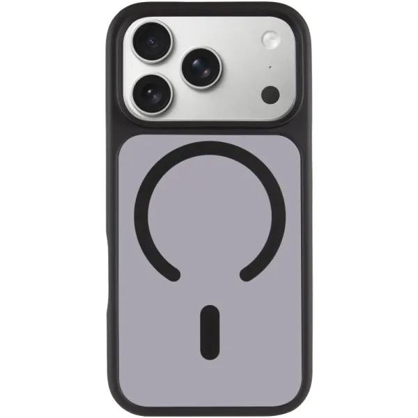TPU+PC чехол Metal Buttons with Magnetic Fit для Apple iPhone 18 Pro / 17 Pro (6.3") — Черный — фото 2