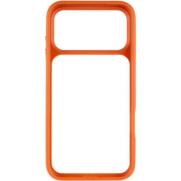 TPU+PC чохол Metal Buttons для Apple iPhone 18 Pro / 17 Pro (6.3") — Помаранчевий — фото 3