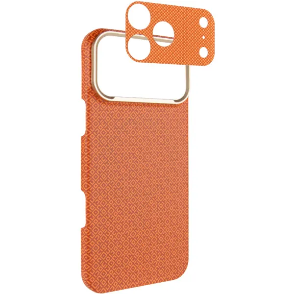 Чехол PC Sparta Slim Shield with Magnetic Fit для Apple iPhone 17 Pro (6.3") — Оранжевый — фото 1