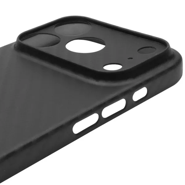 Чехол Getman Carbon Ultra Slim для Apple iPhone 17 Pro / 18 Pro (6.3") — Черный — фото 2