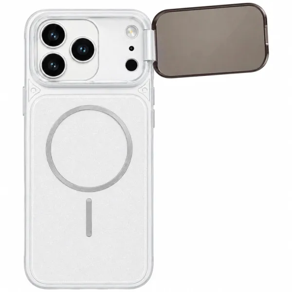 Чехол TPU+PC Pacific with Magnetic Fit and straps для Apple iPhone 17 Pro / 18 Pro (6.3") — Белый — фото 2