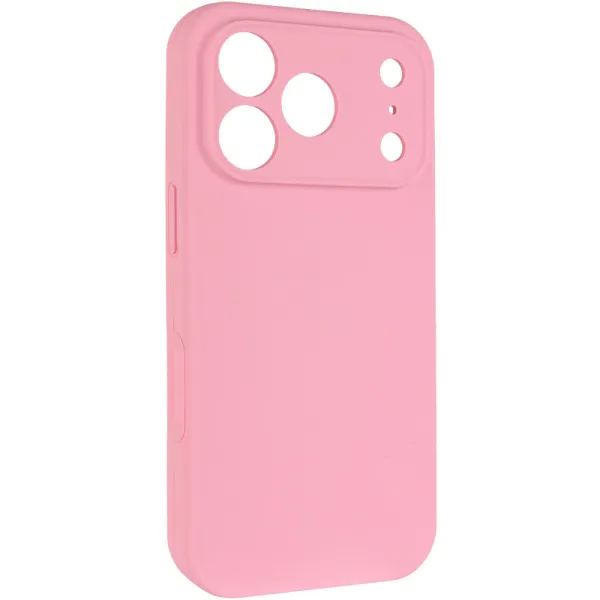 Чехол Silk Full Camera (AA) NO LOGO with Magnetic Fit для Apple iPhone 17 Pro / 18 Pro (6.3") — Розовый — фото 1