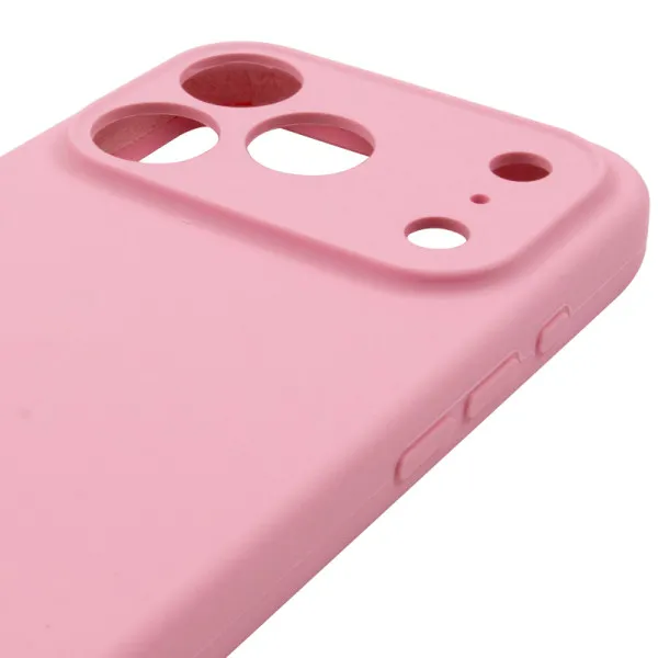 Чехол Silk Full Camera (AA) NO LOGO with Magnetic Fit для Apple iPhone 17 Pro / 18 Pro (6.3") — Розовый — фото 4
