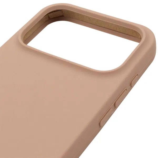 Чохол Silk (AA) NO LOGO with Magnetic Fit для Apple iPhone 17 Pro / 18 Pro (6.3") — Бежевий — фото 4