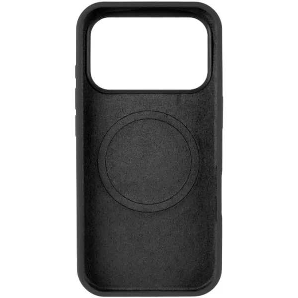 Чохол Silk (AA) NO LOGO with Magnetic Fit для Apple iPhone 17 Pro / 18 Pro (6.3") — Чорний — фото 2
