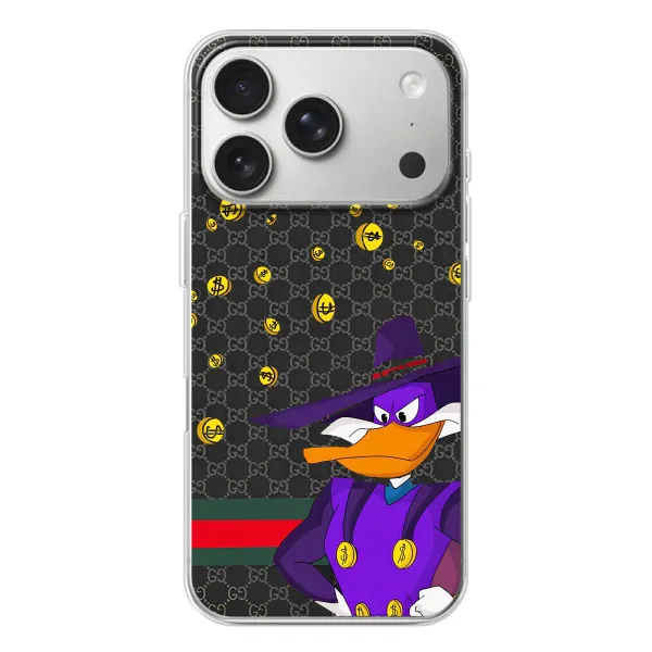 Чохол з принтом «Утка Гуччі» для iPhone 17 Pro