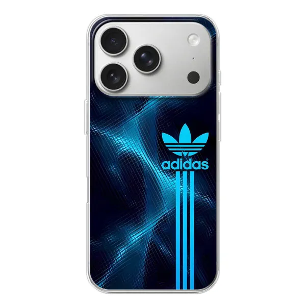 Чохол з принтом «Синій Адідас» для iPhone 17 Pro Чохол з принтом «Синій Адідас» для iPhone 17 Pro