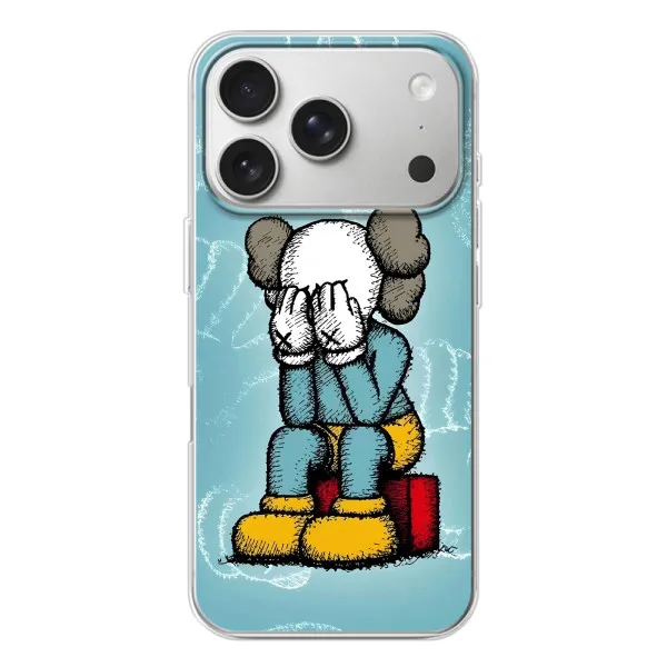 Чохол з принтом «Плач Bearbrick» для iPhone 17 Pro