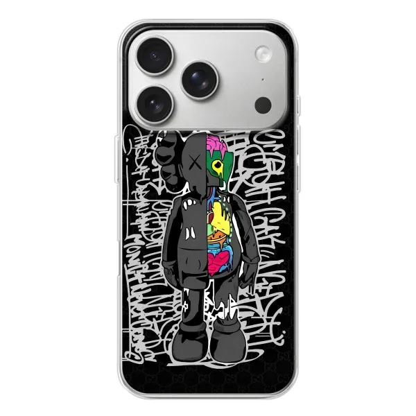 Чохол з принтом «Стиль Bearbrick» для iPhone 17 Pro