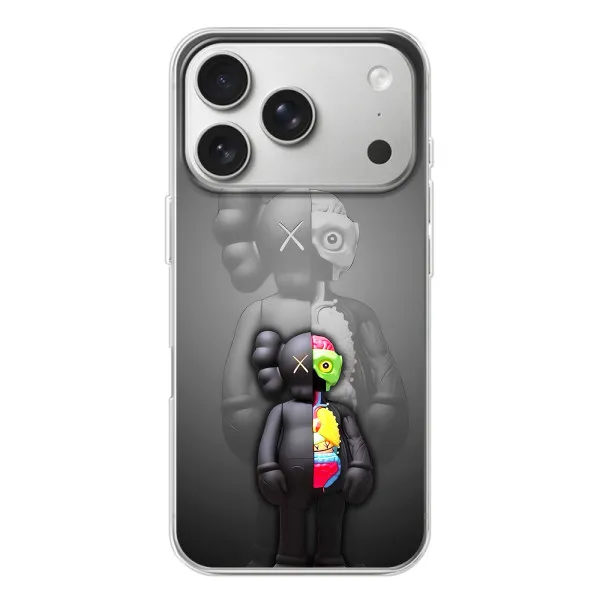 Чохол з принтом «Тіло Bearbrick» для iPhone 17 Pro