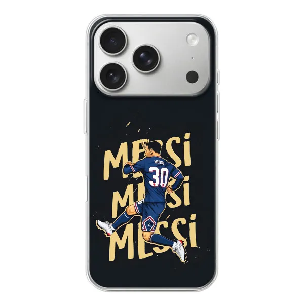 Чохол з принтом «Messi ПСЖ» для iPhone 17 Pro Чохол з принтом «Messi ПСЖ» для iPhone 17 Pro
