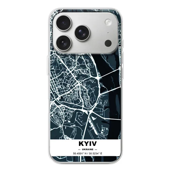 Чохол з принтом «Київ» для iPhone 17 Pro