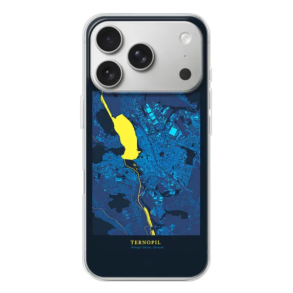 Чохол з принтом «Тернопіль» для iPhone 17 Pro