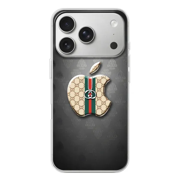 Чохол з принтом «Apple gucci» для iPhone 17 Pro