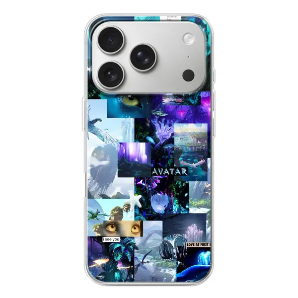 Чехол с принтом «коллаж Аватар» для iPhone 17 Pro
